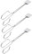 FUNOMOCYA 3Pcs BBQ Tool Portable Log Tongs with Scalding Charcoal Clips Firewood Tongs for Safe Handling of Burning Logs and Coals for Indoor Fireplaces and Outdoor