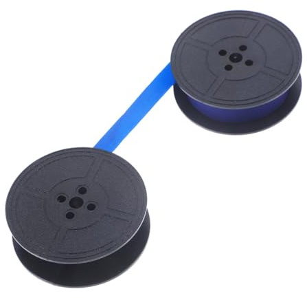 Alipis Nylon Farbband für Schreibmaschine Schwarz Tragbares Schreibmaschinenband mit Starker Tintenaufnahme Geeignet für Mechanische und Retro Schreibmaschinen