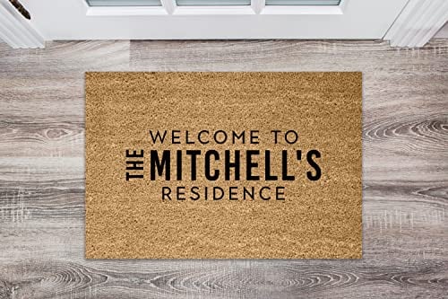 Active Window Films Personalised Genuine Coir Door Mat/Heavy Duty Home Entrance Matting Large (Style 5)