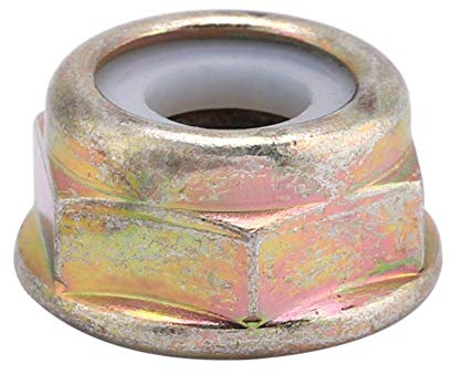 KSTE Tuerca de hoja M10 x 1.25, Tuerca de rosca izquierda for reemplazo de desbrozadora de hilo