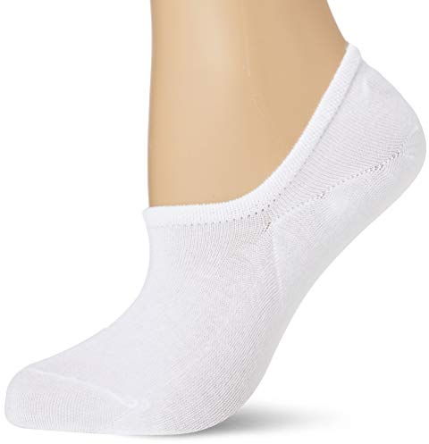 Nur Die Damen Damen Sneaker Füssling Socks, Weiß, 39-42 EU
