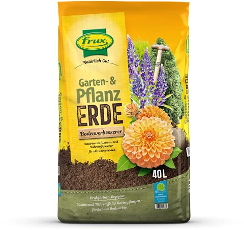 frux Garten- & Pflanzerde – Bodenverbesserer 40 Liter