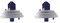 Geberit Impuls 380 ou 360 Lot de 2 soupapes de remplissage de membrane