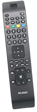 AULCMEET RC4800 sub RC4900 Replacement Remote Control Compatible with Bush 4K OLED Smart TV DLED32165HD JMB JTC0122003B/01 JTC0122003W/01