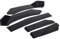 Aqxreight Universal 5-teiliges Auto-Frontstoßstangen-Lippenkörper-Set, Lippensplitter, Spoiler, Diffusor, Canard-Schutz
