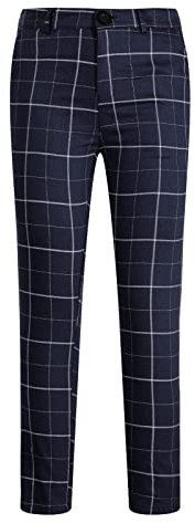 2023 Homme Pantalons de Sport Casual Jogging Été À Carreaux Slim Grande Taille avec Poches Ceinture Élastique Mode Casual Jogger Pant