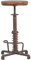 BOKKOLIK Farmhouse Barhocker, 61–71,1 cm, höhenverstellbar, industrielle Thekenhocker für Küche, Insel, Vintage, Esszimmerstuhl, Café-Stühle mit drehbarem Holzsitz