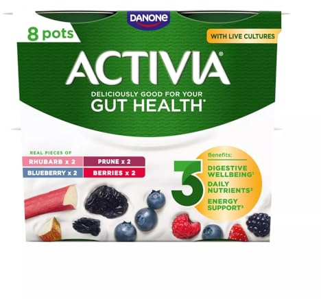 Activia Dark Fruits 8 x 115g