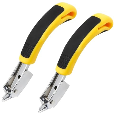 Estrattore di Graffette,2 PCS Levapunti Metallici Strumento di Rimozione di Graffettes Togli Punti Metallici Strumento Per Rimuovere Graffette Per Mobili Imbottiti Legno Pavimenti