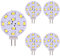 Weixuan Lampadina LED G4, Equivalente da 35 Watt, Disco LED Bi-Pin, Pin laterale JC, 12V-24V AC/DC Low Volt, CRI> 85, 350 Lumens, Pack 5 (white)