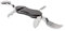 ROMINOX Geschenkartikel Outdoor-Besteck // Tento – Praktisches Camping-Taschenmesser mit 5 Funktionen: Messer, Gabel, Löffel, Korkenzieher & Dosen-/ Flaschenöffner, Outdoor, Wandern, Bergsteigen