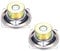 sourcing map 5W 66mm Square Shape 8 Ohm DIY Speaker Replacement Loudspeaker 2pcs