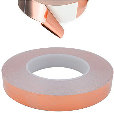 Senven® Premium Copper Foil Tape - Superconducting - (50m × 20 mm) - Schermatura Emi e Rf, circuiti di carta, riparazione elettrica, saldatura, artigianato - 1 pezzi