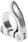 Fahrrad Sattelklemme mit Schnellspanner, Aluminiumlegierung Fahrrad Sattelstützenklemme für 25,4 mm Sattelstütze(Silber)