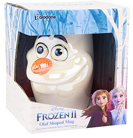 Paladone Gros Mug Blanc Olaf Sourire Nez Carotte La Reine des Neiges 2 Frozen