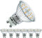EACLL GU10 LED Warmweiss 4.9 Watt Ersetzt 70W Halogen Leuchtmittel, 6er-Pack, 515 Lumen 2700K Birnen, AC 230V Flimmerfrei Strahler, Abstrahlwinkel 120 Grad Spot, Nicht Dimmbar Reflektorlampe