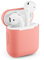 KLUCK Schutzhülle für Apple Airpods 1 & 2 Silikon Case Airpod Hülle Passgenau (Koralle)