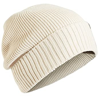camel active Herren 406500/8m50 Beanie-Mütze, Undyed/Beige, Einheitsgröße