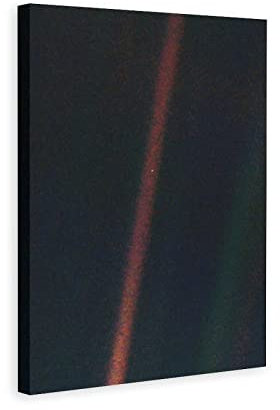 Generic The Pale Blue Dot Voyager Earth Planet 2 Leinwandposter Schlafzimmer Büro Wandbild Dekor 20 x 30 cm