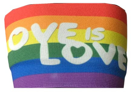 LGBT Bazalete / Identifikationsarmband Stolz / Love is Love/Vielfalt (Unisex: 8 x 30 cm, Love is Love)