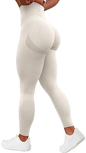 TAYOEA Scrunch Butt Leggings Damen Sport Leggings Push up Legging Fitnesshose Sporthosen Blickdicht Nahtlos Hohe Taille Übung Fitness Joggen Samd,M