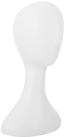 DRESSOOS Testa Di Manichino Per Parrucca Donna Supporto Per Cappello e Occhiali Per Salone Di Bellezza e Uso Personale