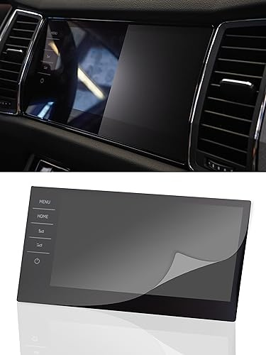 DISSKIN® Displayschutzfolie Kompatibel zu Skoda Kodiaq Columbus - selbstheilend durch Wärme, Matt, antibakterielle Beschichtung, Anti-Fingerabdruck
