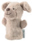 Sterntaler Fingerpuppe Hund Lucky - weiches Fingerspielzeug für Kinder - zum Erzählen, Kuscheln & Sprachförderung – Perfekter, Kleiner Spielkamerad & Geschenkidee – ideal unterwegs, graubeige
