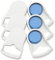 POFET 3 Pcs Magnetic Headband Clip, Magnetic Clips Mask Headband Magnetic Buckle for AirFit AirTouch F20 F30 N20