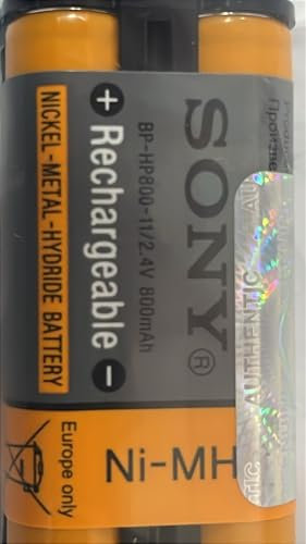Batteria ORIGINALE ricaricabile ricaricabile BP-HP800-11 per sistema di cuffie stereo Sony