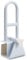 ITSOGOO Maniglia Accesso Vasca,Maniglione Anziani,Larghezza Regolabile ≥ 8 cm,Fissaggio Portante Fino a 136 KG Senza Foratura,Bagno Manico,Bianco