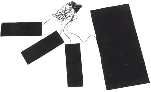 Elektrisches Heizkissen für Kleidung mit 3 Stufen und USB 5v | Komplexfaser, Schwarz, Waschbar, Niedriger Stromverbrauch, Bequemes Design, für Heizkleidung im Winter