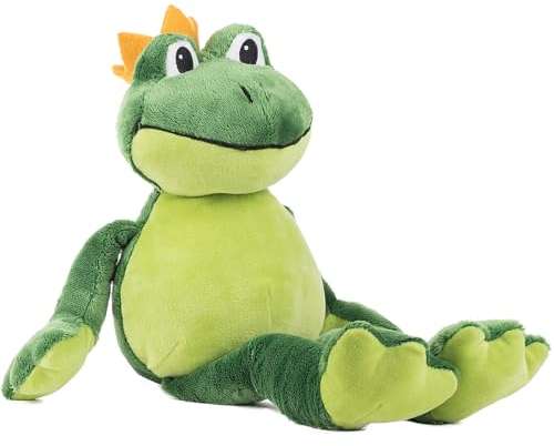 Schaffer 5483 Plüsch Frosch Charles, 45 cm, grün