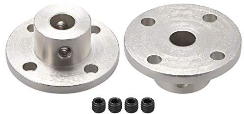 sourcing map 2 Stück Flanschkupplung Motorführung Wellenkupplung Motoranschluss 7mm Innendurchm. H13*D16 Starre für DIY Teile