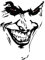 Finest Folia Joker, adesivo per auto, 10 x 7 cm, scritta Why so serious, pellicola decorativa, autobus, caravan, accessorio (nero lucido, K059 Joker)