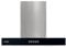 UNIVERSALBLUE Campana Extractora 60 cm Decorativa con Frontal en Cristal Negro | Potencia 550 m³/h | Extractor de Humos Eléctrico | Campana Extractora T de Pared para Cocina