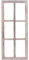 UNUS Ventana decorativa de madera, marco de ventana de diseño vintage, marco de fotos rectangular, 76 x 32 x 2 cm