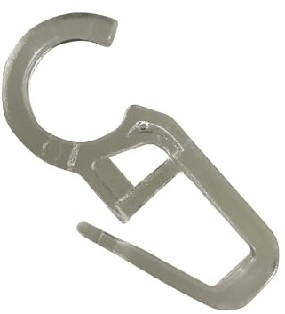 rewagi Faltenlegehaken, Gardinenhaken, Gardinengleiter, Gardinenzubehör - Öse 12mm transparent - 25, 50, 100, 200, 500, 1000 Stück (25 Stück)