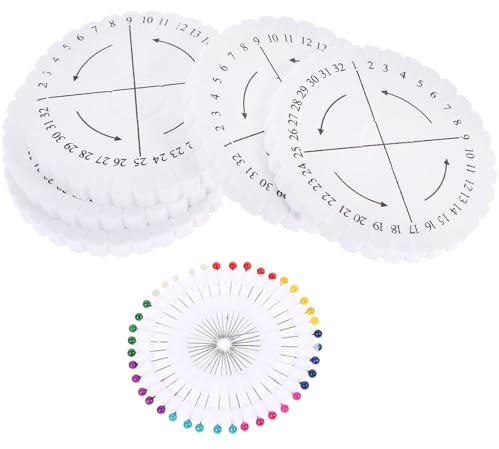 Kumihimo Braided Pad Set - Foam Braiding Disks for DIY Bracelet Making Includes Positioning Pins and Weaving Board 10.3 Inch Round Disks for Crafting