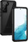 Lanhiem Kompatibel mit Samsung Galaxy S22 Hülle, IP68 Wasserdicht Handyhülle Samsung S22 360 Grad Schutzhülle, Stoßfest Staubdicht Outdoor mit Eingebautem Displayschutz, Schwarz