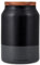 Cole & Mason Hinxton Black/Grey Medium Food Storage Jar with Lid, Counter Top Kitchen Organisation, Cupboard Storage Container, Space Saving Food Container Ceramic/Acacia/Silicone, (H)172mmx(D)110mm