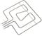 sparefixd for Bosch Oven Dual Grill Top Upper Oven Heating Element