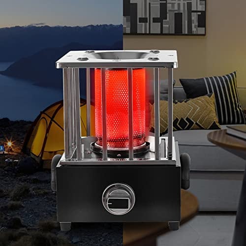 HUUG Propane Heater, 4,000-9,000-BTU Indoor-Safe Portable Propane Radiant Heater,Outdoor Camping Gas Stove Camp Garage Tent Heater