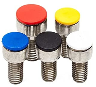 WILLWA 20 STÜCKE M3/M4/M5/M6/M8 Innensechskant Inbusschraube Schraube Mutter Sechskantkopf Abdeckkappe Schutzbefestigungen Schrauben Abdeckungen Kappen (Color : Svart, Size : M4)