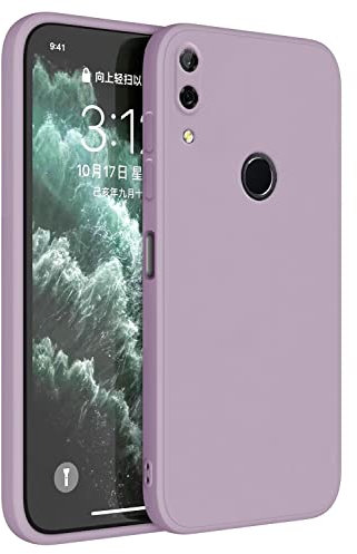 Topme Cover per HUAWEI P Smart Z/HONOR 9X (6.59 Inches) Custodia Case, Protezione Della Pelle Della Custodia in Silicone Tpu - Erba viola