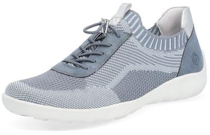 Remonte Damen R3518 Slipper, Jeans-Ciel/Adria/Silver / 15, 39 EU