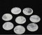 5 Teile/los 4mm-25mm Runde Cabochon Flache Naturstein Heilkristallperlen Für DIY Ring Ohrring Armband Halskette Herstellung Schmuck-Klarer Quarz-25mm