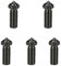 KOYOFEI 5PCS Hardened Nozzles for X-PLUS3, 3D Printer Parts High Speed 0.4mm Hardened Nozzles Kit for R QIDI X-SMART3/X-PLUS3/X-MAX3