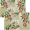 Sander Tischset Laranja 2er-Pack Gobelin orange-Natur Größe 32x48 cm