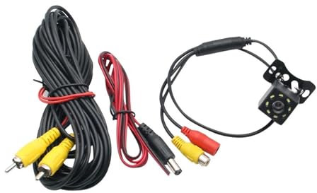 SHGJGH Videocamera Retromarcia Telecamera per Auto con Visione Posteriore Telecamera per Retromarcia Telecamera per Parcheggio con Visione Notturna Telecamera Backup(8 LED Camera)
